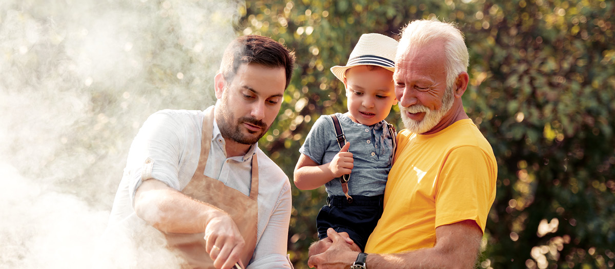 a family talking about dental and health insurance